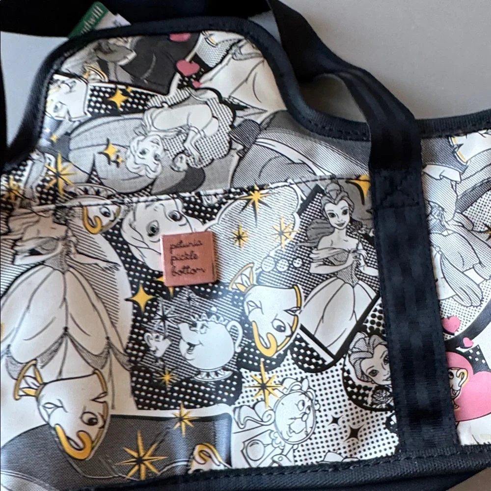 Petunia Pickle Bottom Disney Beauty And The Beast Pop Art Belle Stroller Caddy - Picture 3 of 12